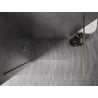Mexen Kioto-X Walk-in Shower Wall 80 x 200 cm, transparent 10 mm, gold - 800-080-101-50-00-X