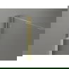 Mexen Kioto-X Duschwand Walk-in 80 x 200 cm, transparent 10 mm, gold - 800-080-101-50-00-X