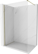 Mexen Kioto-X tuš stena Walk-in 100 x 200 cm, prosojna 10 mm, zlata - 800-100-101-50-00-X