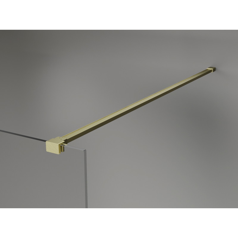 Mexen Kioto-X dušisein Walk-in 60 x 200 cm, läbipaistev 10 mm, kuldne harjatud - 800-060-101-55-00-X