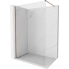 Mexen Kioto-X Walk-in Shower Screen 100 x 200 cm, transparent 10 mm, rose gold - 800-100-101-60-00-X