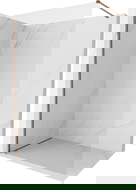 Mexen Kioto-X Duschvägg Walk-in 150 x 200 cm, transparent 10 mm, roséguld - 800-150-101-60-00-X