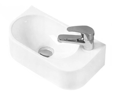 Mexen Viera lijevi umivaonik na radnoj ploči 40 x 21 cm, bijeli - 21274000L