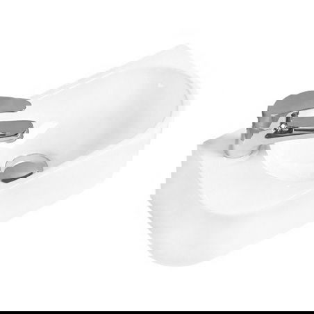 Mexen Viera lavatório de bancada direito 40 x 21 cm, branco - 21274000R