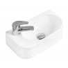 Mexen Viera lavabo sobre encimera derecho 40 x 21 cm, blanco - 21274000R