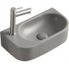 Mexen Viera gornja umivaonika desna 40 x 21 cm, svijetla siva mat - 21274061R