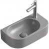 Mexen Viera lijevi stojeći umivaonik 40 x 21 cm, svijetlosiva mat - 21274061L