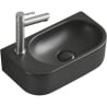 Mexen Viera lavabo sur plan droit 40 x 21 cm, noir mat - 21274085R