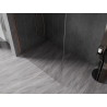 Mexen Kioto-X dušisein Walk-in 90 x 200 cm, läbipaistev 10 mm, harjatud vask - 800-090-101-65-00-X
