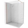 Mexen Kioto-X dušisein Walk-in 130 x 200 cm, läbipaistev 10 mm, harjatud vask - 800-130-101-65-00-X