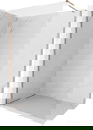 Mexen Kioto-X dušas siena Walk-in 130 x 200 cm, caurspīdīgs 10 mm, matēts varš - 800-130-101-65-00-X