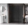 Mexen Kioto-X dušisein Walk-in 140 x 200 cm, läbipaistev 10 mm, harjatud vask - 800-140-101-65-00-X