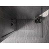 Mexen Kioto-X dušinurk Walk-in 60 x 200 cm, läbipaistev 10 mm, relv-hall harjatud - 800-060-101-66-00-X