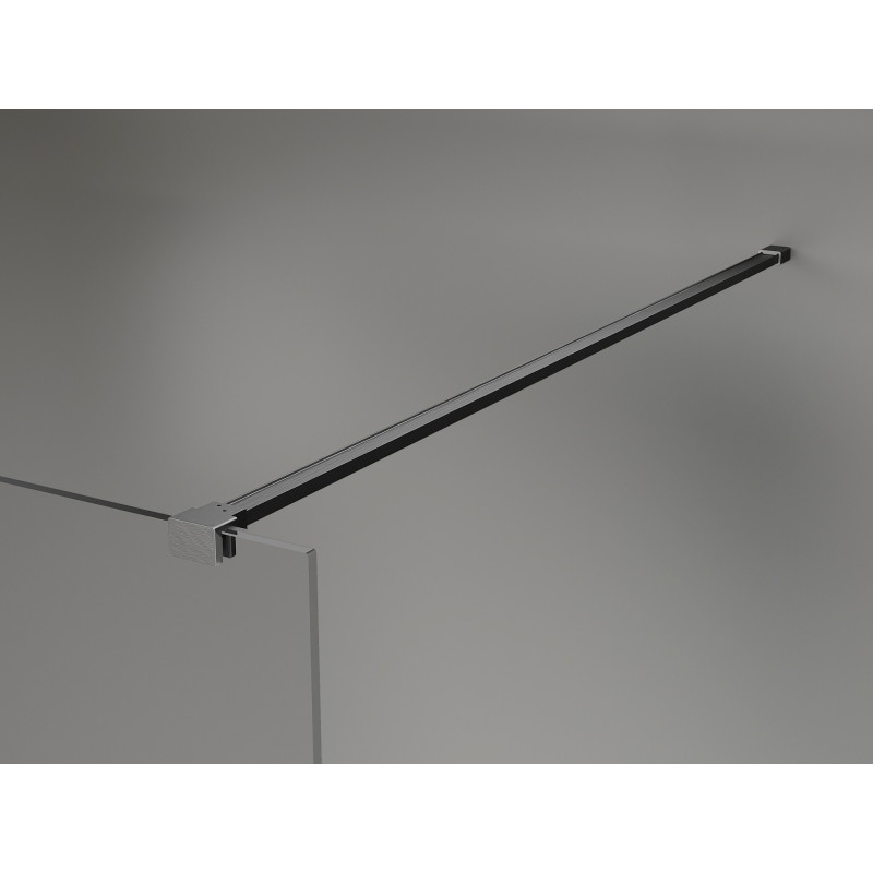 Mexen Kioto-X dušinurk Walk-in 60 x 200 cm, läbipaistev 10 mm, relv-hall harjatud - 800-060-101-66-00-X