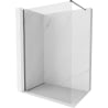 Mexen Kioto-X Walk-in Shower Screen 140 x 200 cm, transparent 10 mm, gun grey brushed - 800-140-101-66-00-X