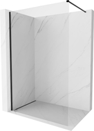 Mexen Kioto-X Zidna tuš stijena Walk-in 110 x 200 cm, prozirna 10 mm, crna - 800-110-101-70-00-X