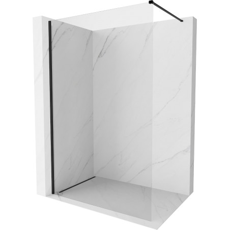 Mexen Kioto-X dušisein Walk-in 130 x 200 cm, läbipaistev 10 mm, must - 800-130-101-70-00-X