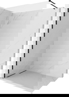 Mexen Kioto-X tuš pregrada Walk-in 130 x 200 cm, prozorna 10 mm, črna - 800-130-101-70-00-X