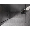 Mexen Kioto-X dušisein Walk-in 50 x 200 cm, läbipaistev 10 mm, gun metal - 800-050-101-95-00-X