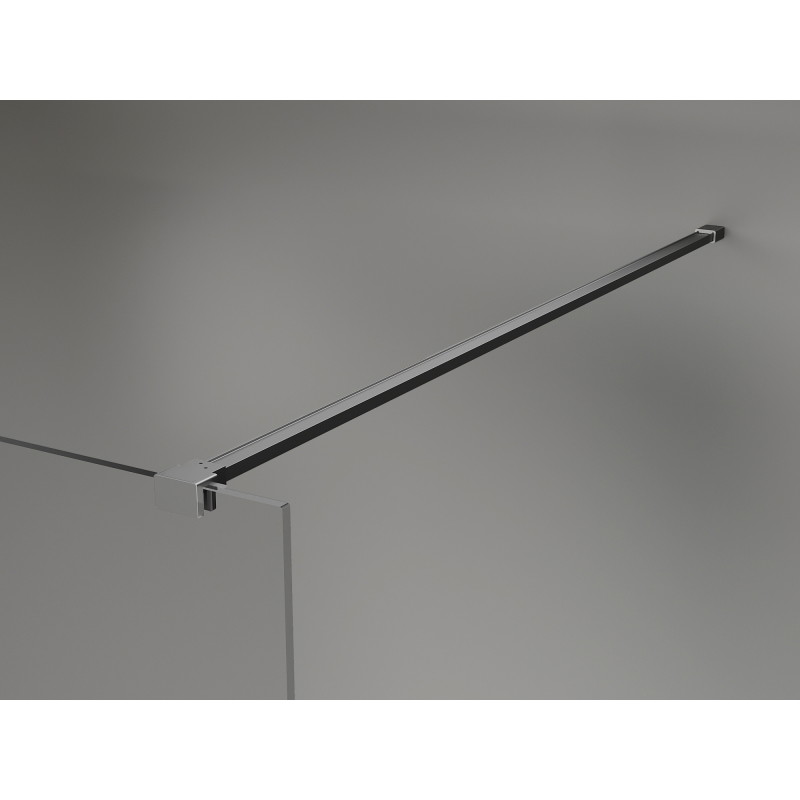 Mexen Kioto-X dušisein Walk-in 90 x 200 cm, läbipaistev 10 mm, gun metal - 800-090-101-95-00-X