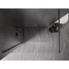 Mexen Kioto-X paroi de douche Walk-in 110 x 200 cm, transparent 10 mm, gun métal - 800-110-101-95-00-X