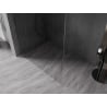 Paroi de douche Mexen Kioto-X Walk-in 120 x 200 cm, transparent 10 mm, gun metal - 800-120-101-95-00-X