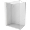 Mexen Kioto-X dušisein Walk-in 60 x 200 cm, läbipaistev 10 mm, harjatud nikkel - 800-060-101-97-00-X
