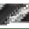 Mexen Kioto-X Duschabtrennung Walk-in 70 x 200 cm, transparent 10 mm, gebürsteter Nickel - 800-070-101-97-00-X