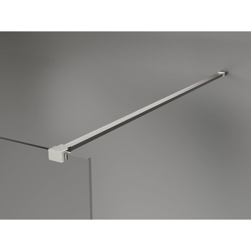Mexen Kioto-X dušisein Walk-in 90 x 200 cm, läbipaistev 10 mm, harjatud nikkel - 800-090-101-97-00-X