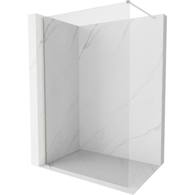 Mexen Kioto-X dušisein Walk-in 100 x 200 cm, läbipaistev 10 mm, harjatud nikkel - 800-100-101-97-00-X