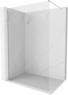 Mexen Kioto-X staklena kupaonska ograda Walk-in 100 x 200 cm, prozirna 10 mm, brušeni nikal - 800-100-101-97-00-X