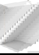 Mexen Kioto-X Duschskärm Walk-in 120 x 200 cm, transparent 10 mm, borstad nickel - 800-120-101-97-00-X