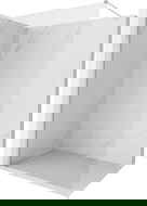 Mexen Kioto-X Duschwand Walk-in 120 x 200 cm, transparent 10 mm, gebürsteter Nickel - 800-120-101-97-00-X