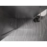 Mexen Kioto-X paroi de douche Walk-in 120 x 200 cm, transparent 10 mm, nickel brossé - 800-120-101-97-00-X