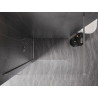 Mexen Kioto-X dušisein Walk-in 160 x 200 cm, läbipaistev 10 mm, harjatud nikkel - 800-160-101-97-00-X