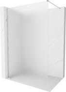 Mexen Kioto-X zid bočne tuš kabine Walk-in 90 x 200 cm, mraz staklo 10 mm, krom - 800-090-101-01-30-X