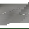 Mexen Kioto-X Duschwand Walk-in 100 x 200 cm, Frost 10 mm, Chrom - 800-100-101-01-30-X