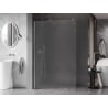 Mexen Kioto-X ścianka prysznicowa Walk-in 140 x 200 cm, szron 10 mm, chrom - 800-140-101-01-30-X