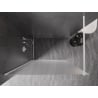 Mexen Kioto-X ścianka prysznicowa Walk-in 60 x 200 cm, szron 10 mm, biała - 800-060-101-20-30-X
