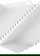 Mexen Kioto-X douchewand Walk-in 120 x 200 cm, matglas 10 mm, wit - 800-120-101-20-30-X