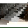 Mexen Omega cabine de douche coulissante 120 x 80 cm, graphite, chrome + receveur Flat, noir - 825-120-080-01-40-4070