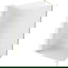 Mexen Kioto-X Duschwand Walk-in 140 x 200 cm, Mattglas 10 mm, Gebürstetes Gold - 800-140-101-55-30-X
