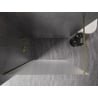 Mexen Kioto-X paroi de douche Walk-in 160 x 200 cm, givré 10 mm, or brossé - 800-160-101-55-30-X