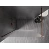 Mexen Kioto-X Duschwand Walk-in 70 x 200 cm, Glas satiniert 10 mm, Roségold - 800-070-101-60-30-X
