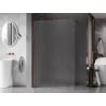 Mexen Kioto-X paroi de douche Walk-in 100 x 200 cm, givrée 10 mm, or rose - 800-100-101-60-30-X