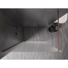 Mexen Kioto-X Walk-In dušisein 50 x 200 cm, jäätunud 10 mm, harjatud vask - 800-050-101-65-30-X