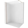 Mexen Kioto-X paroi de douche Walk-in 80 x 200 cm, givrée 10 mm, cuivre brossé - 800-080-101-65-30-X