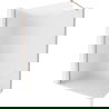 Mexen Kioto-X Duschwand Walk-in 120 x 200 cm, Frost 10 mm, gebürstetes Kupfer - 800-120-101-65-30-X