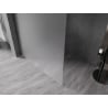 Mexen Kioto-X Duschwand Walk-in 80 x 200 cm, Frost 10 mm, gebürstet Kanonen Grau - 800-080-101-66-30-X