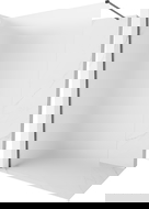 Mexen Kioto-X Duschwand Walk-in 160 x 200 cm, Frost 10 mm, gebürstet Gun Gray - 800-160-101-66-30-X